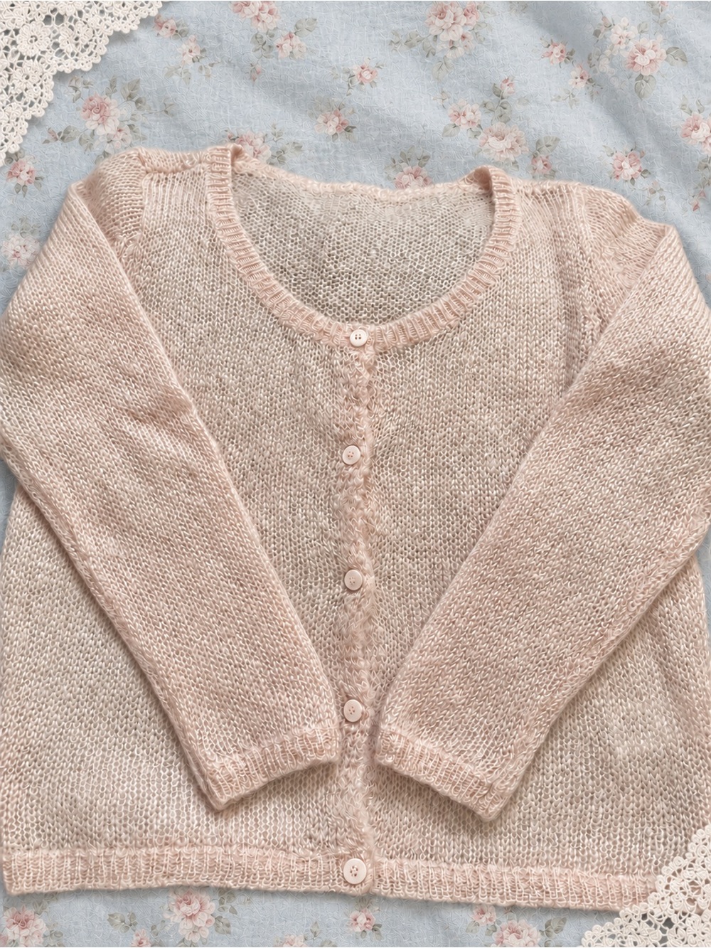 🩰🤍H&M Soft Ballet Pink Cardigan